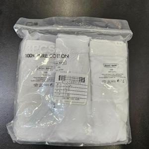 뱅뱅 BANG BANG H 뱅뱅 남성 면 100% 무지 기본 3팩  흰색 민소매 나시 티셔츠 NTY418