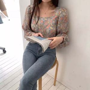 토날리 플라워 블라우스 SH-500314