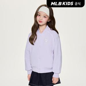 [MLB키즈 공식]26SS 걸스 나일론 크롭 패딩 점퍼 BOS (Lavender)7FJPA0161-43LDS