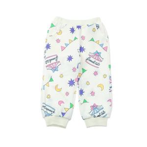 [프렌치캣(백)]아이보리 축제 나염  바지 (Q51DBP110)