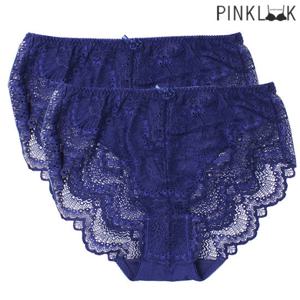 [핑크룩] 606 레이스팬티2종/네이비