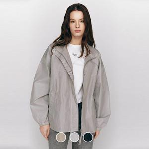 [지오다노/본사] 375512 오버핏 스티치 나일론 자켓 (TAG가 79,800원)