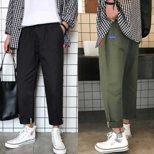 남자 밴딩 바지 편한 데일리 캐주얼 패션 쇼핑 팬츠
