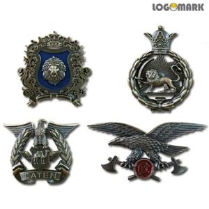 아트박스/로고마크 유럽 중세풍 동물 뺏지 4종