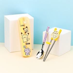 [릴팡]릴팡 포켓몬 킨더 스텐 젓가락 스푼케이스 3P세트 (2단계) / PK8565