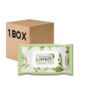 네추럴코튼 물티슈 100매 1박스 24개입 저자극