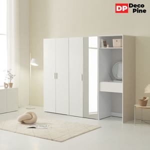 데코파인 루체 2200 Z세트 장롱 화장대 전신거울 안방 드레스룸