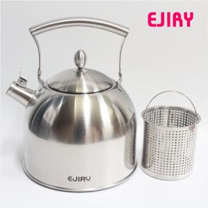 에지리 스테인레스 차망 휘슬케틀 6L 티주전자 차주전자 티망주전자 스텐주전자 스테인레스주전자 실버주전
