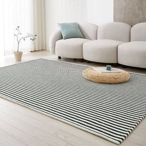 [르헤브] 마론 극세사 러그 워셔블 사각 카페트 (200x350)