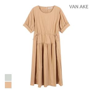 [반에이크][반에이크] 라운드넥 옆스트링 원피스_VB37OPQ308Z (P