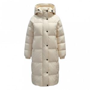 [페이지플린]후드넥 덕다운 롱 패딩 점퍼 F5DPD501