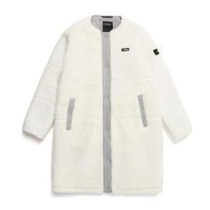 내셔널지오그래픽 N234WFJ130 여성 웨이젤라 플리스 뽀글이 롱기장 집업 점퍼 331903