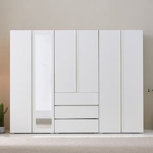 트리플 모던하임 LPM 키큰장_2400 거울 옷장 세트