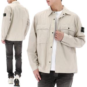 스톤아일랜드 XL사이즈 럭키찬스 와펜 패치 버튼업 셔츠 자켓 K1S151200015 S0003 V0095