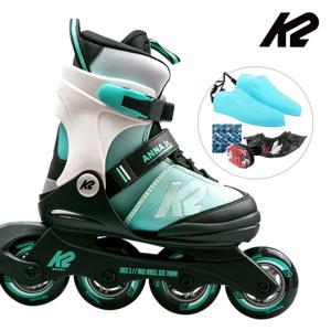 K2 인라인 스케이트 안나 주니어 민트 아동 어린이 유아 인라인스케이트 신발항균건조기 휠커버