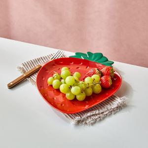 [모던하우스] 팝팝프루츠 멜라민 딸기모양접시 24CM