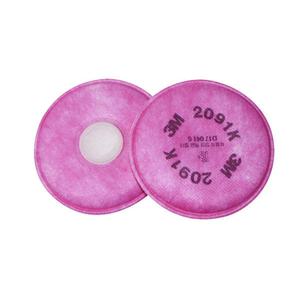 3M 2091k 방진필터 방진특급 1봉지 2개입 구성