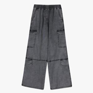 [더데이걸][모다울산]카고 밴딩 와이드 데님TGTJ25S01_US