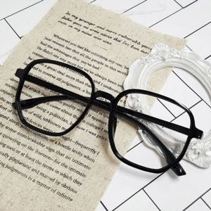 블랙 1801 오각 안경테 SELLFRE 심플 패션안경테 패션