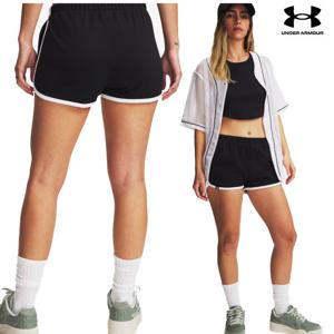 [언더아머] 여성 25SS UA 트레이닝 라이벌 테리 반바지 6000266