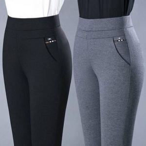 팬츠 하이웨스트 바지 정장 여자 밴딩 슬랙스 슬랙스