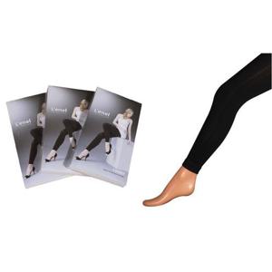 150데니아 검정 무발 스타킹 2매