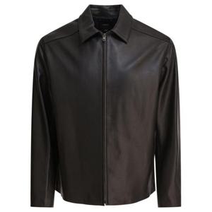 빈스 가죽 자켓 M03894016A001BLK BLACK