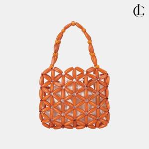 엘케이트 여자 나무 구슬가방 토트백 미니 여행 보조가방 LBU113