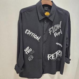 리트머스 HC40 낙서형 프린트 셔츠 LO3YU690