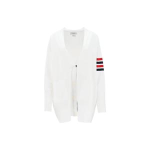 톰브라운 브이넥 클래식 여성 가디건  FKC525A-Y3005-100