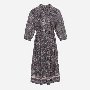 [써스데이아일랜드]카라 오픈형 플라워 원피스 T256MOP148W