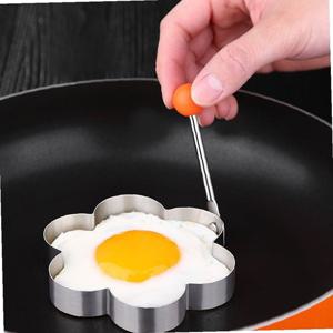 쿠킹스 꽃모양 후라이 계란틀 스텐 토스트계란틀