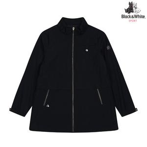 [블랙앤화이트] 여성 홑겹 사파리 점퍼 1105LZGN_BLACK