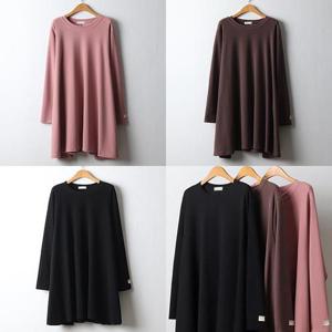 [강물처럼]위쉬몰 OL 소매패치미니원피스(J464H 510) 빅사이즈 (