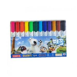 동아 유성매직 12색 빼꼼 세트(1개입)