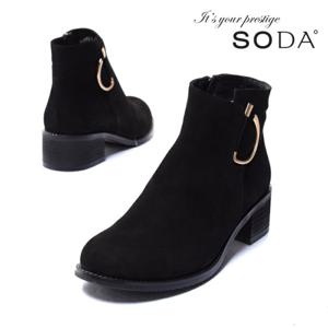 [소다 공식] SODA 여성 앵글부츠 ALB023 GN10 (4cm)