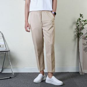 [프랭키뉴욕]남자 밴딩 9부 슬랙스 링클프리 TR 스판 정장바지