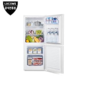 루컴즈 106L 슬림형 냉장고 상냉장 하냉동 R10H01-W 화이트