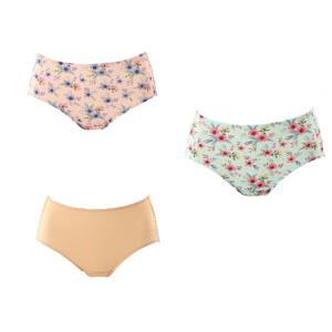 와코루 배덮는기장 여성 면 팬티 기본팬티 3칼라택1 WPT4110