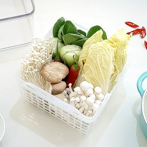 5900ml 스카이락 밀폐용기 점보 3호 인바스켓 그레이 보관용기 반찬통 플라스틱밀폐용기 소분용기