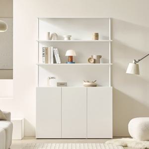 아씨방가구 슈에프 모듈 거실 높은 5단 선반 수납장 1200