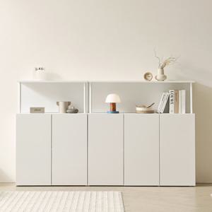 아씨방가구 슈에프 모듈 거실 높은 3단 선반 수납장 2000