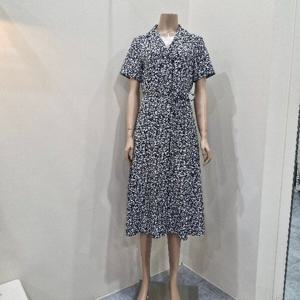 [더아이잗]더아이잗 플라워패턴 벨티드 셔츠원피스 IR6M0OP891