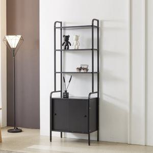 H4470 슬라이드 스틸 수납 선반장 640 2colors