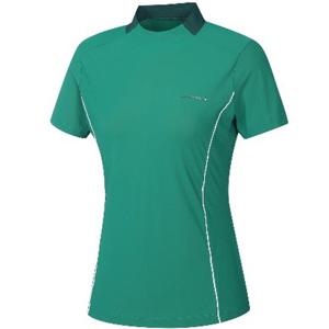 [와이드앵글]여성 TO 핀 버티컬 라인 하이넥 티셔츠 WWM24232G8