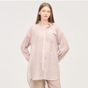 [링스골프]여성 스트라이프 긴기장 셔츠 L21E1JS156_RE_HDD