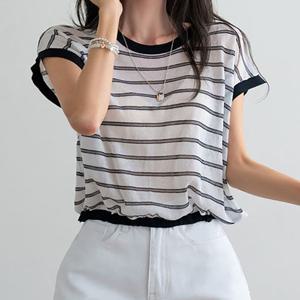 [나크21] 스타일리시한 슬리브 니트티 NK52-TS-98