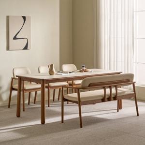 CZ2405 세라믹 6인용 원목 벤치 식탁세트 2000 1color