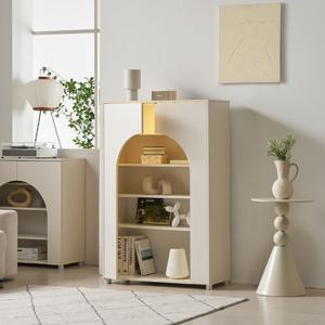 AD124 LED 높은 장식 선반수납장 800 1color