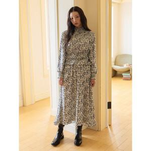 [올리브데올리브]레오파드 스모킹 맥시 원피스 OW5WOA29